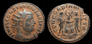 Constantius I, Chlorus, Æ 2 Post-Reform Radiate Constantius I, Chlorus, Æ 2 Post-Reform Radiate